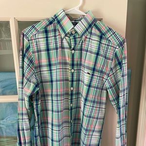 Vineyard Vines Men’s Tucker SlimFit LS Shirt Sz S